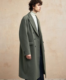 EMMA CLOTHES | オーバーサイズメルトンロングダブルチェスターコート EMMA CLOTHES(チェスターコート)