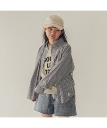 jeans-b | ジーンズベー ストライプワイドシャツ(シャツ/ブラウス)