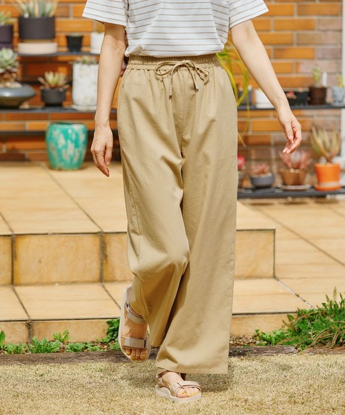 FOUND GOOD(ファウンドグッド)の「アサコンワイドEASYパンツ(その他パンツ・レディース・グリーン系5/ベージュ/ブルー系5/イエロー系5/グレー系/ブラック/アイボリー/ブラウン系・S/M/L)」の4枚目の写真