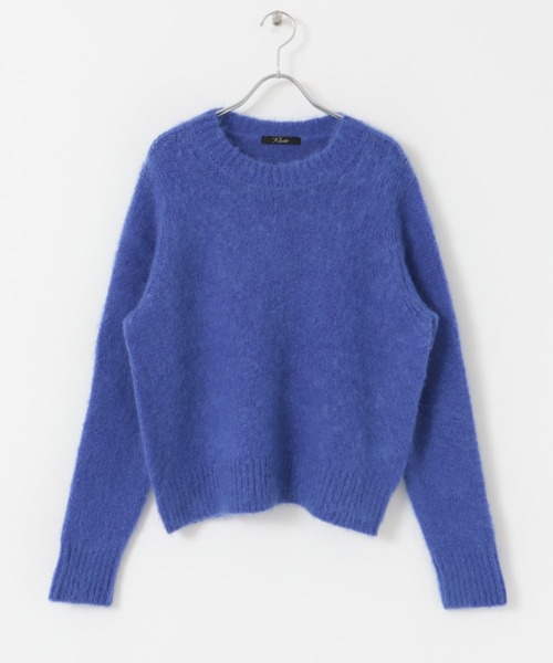 URBAN RESEARCH ROSSO WOMEN(アーバンリサーチ ロッソ)の「ヘアリーショートニット(ニット/セーター・レディース・オレンジ/ホワイト/ブルー/ベージュ・FREE)」の20枚目の写真