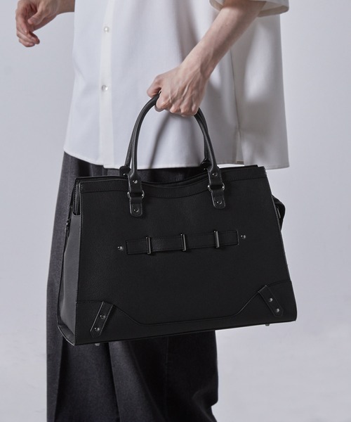CLEL(クレイル)の「【CLEL】Boston 2way shoulder/hand bag / ボストン 2way ショルダー/ハンド バッグ(ボストンバッグ・メンズ・ブラック・FREE)」の15枚目の写真