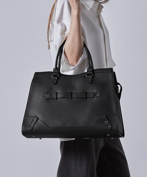 CLEL(クレイル)の「【CLEL】Boston 2way shoulder/hand bag / ボストン 2way ショルダー/ハンド バッグ(ボストンバッグ・メンズ・ブラック・FREE)」の16枚目の写真