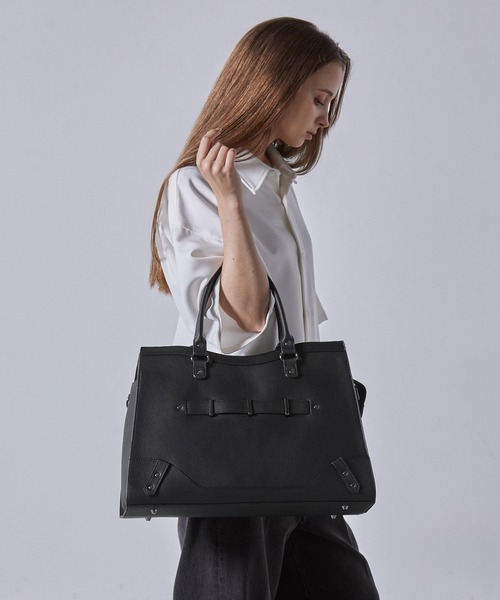 CLEL(クレイル)の「【CLEL】Boston 2way shoulder/hand bag / ボストン 2way ショルダー/ハンド バッグ(ボストンバッグ・メンズ・ブラック・FREE)」の20枚目の写真