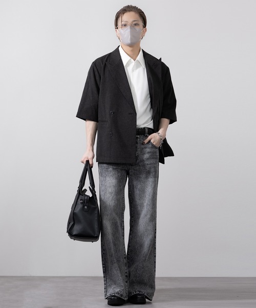 CLEL(クレイル)の「【CLEL】Boston 2way shoulder/hand bag / ボストン 2way ショルダー/ハンド バッグ(ボストンバッグ・メンズ・ブラック・FREE)」の3枚目の写真