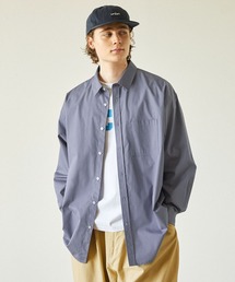 EMMA CLOTHES | オーバーサイズ マルチパターン/ファブリック レギュラーカラーL/Sシャツ EMMA CLOTHES 2021AW(シャツ/ブラウス)