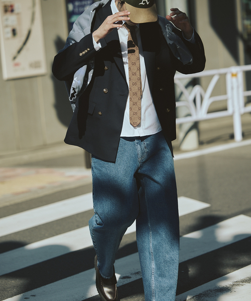 JOURNAL STANDARD(ジャーナルスタンダード)の「T/W ダブルブレスト ブレザー(テーラードジャケット・メンズ・ネイビー・LARGE/MEDIUM/SMALL)」の18枚目の写真