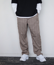 kutir | 【Youtuber JUN紹介アイテム】wide tapered PANTS / ワイドストレートテーパードパンツ チェック(その他パンツ)