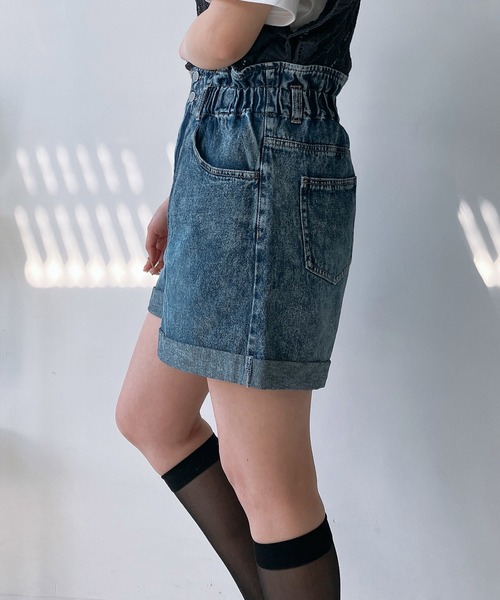 AS KNOW AS plus(アズノゥアズプラス)の「〇ロールアップハイウエストショートパンツ(その他パンツ・レディース・ブラック系その他/ピンク系/ブラック系1/ホワイト系その他/ブラック系/サックスブルー系2/アイボリー系2/ブラック系2/ブルー系2/ベージュ系その他/アイボリー系/サックスブルー系3/ブラック系3/ブルー系3/その他・FREE)」の22枚目の写真