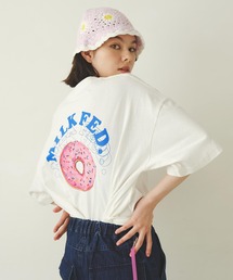 MILKFED. | 人気グラフィックを夏使用にアップデート！ROUND DONUTS WIDE S/S TEE(Tシャツ/カットソー)