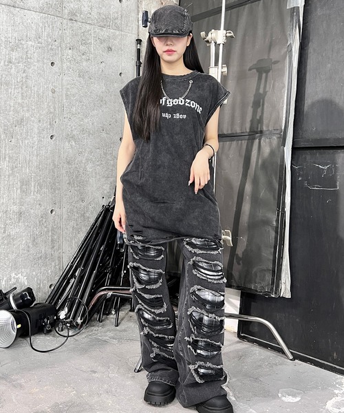 Figments(フィグメンツ)の「ピグメントチェーンビッグタンク(タンクトップ・レディース・その他1/その他2/その他3/その他4/その他5・FREE)」の20枚目の写真