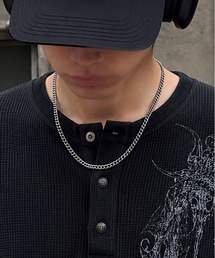 【累計販売4.4万本】シルバーチェーンネックレス/黄金比50cm /一番使いやすい定番サイズ/ユニセックス