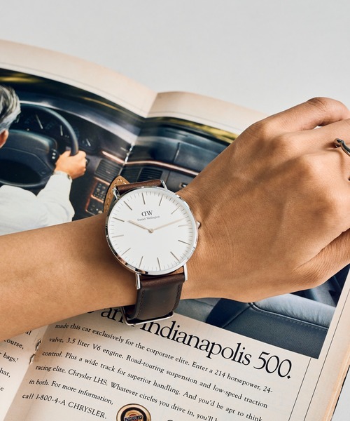 Daniel Wellington(ダニエルウェリントン)の「【Daniel Wellington】クラシック ブリストル 腕時計 レザーベルト 40mm DW00600023(アナログ腕時計・レディース・ブラック/ダークブラウン/ブラウン・FREE)」の7枚目の写真