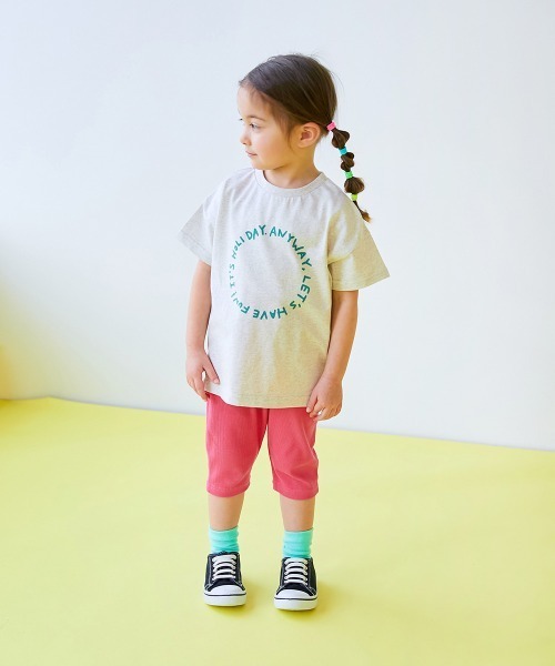 devirock(デビロック)の「【EN-JOY】どっちも前だから1人でお着替え カラフル 半袖Tシャツ(Tシャツ/カットソー・キッズ・グレー系2/ベージュ系1/グリーン系1/ベージュ系2/グレー系1/ブラック系1/ピンク系1/イエロー系1/オレンジ系1/ブルー系1/ピンク系2/ピンク系3・80cm/90cm/100cm/110cm/120cm/130cm)」の20枚目の写真