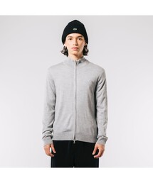 LACOSTE | ウォッシャブルウールジップアップニットセーター(ニット/セーター)