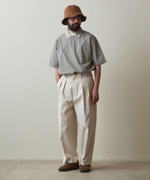 Steven Alan(スティーブンアラン)の「<Steven Alan> TWST BORDER POLOSHIRT -LOOSE/ポロシャツ(ポロシャツ・メンズ・ライトグレー/ロイヤルブルー/ブラック・S/M/L/XL)」の13枚目の写真