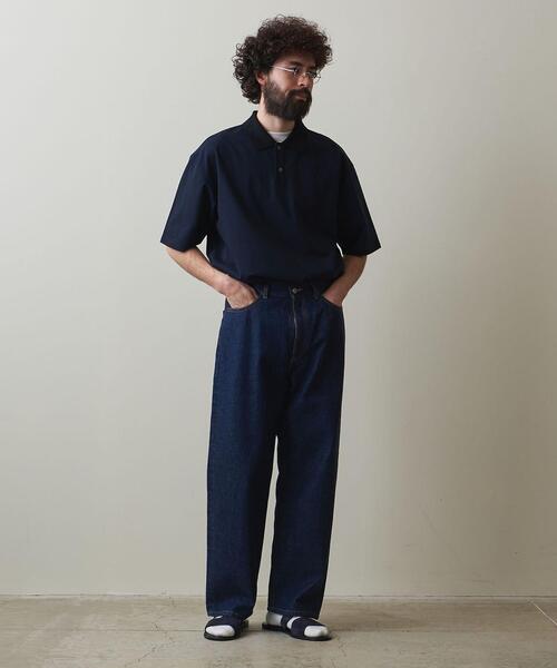 Steven Alan(スティーブンアラン)の「<Steven Alan> TWST BORDER POLOSHIRT -LOOSE/ポロシャツ(ポロシャツ・メンズ・ライトグレー/ロイヤルブルー/ブラック・S/M/L/XL)」の18枚目の写真