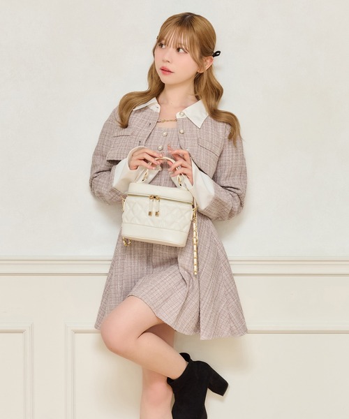 apres jour(アプレジュール)の「【apres jour×ARIAZ】バニティバッグ(ショルダーバッグ・レディース・ブラック/ベビーピンク/ホワイト/その他/ワインレッド/アイボリー・FREE)」の15枚目の写真