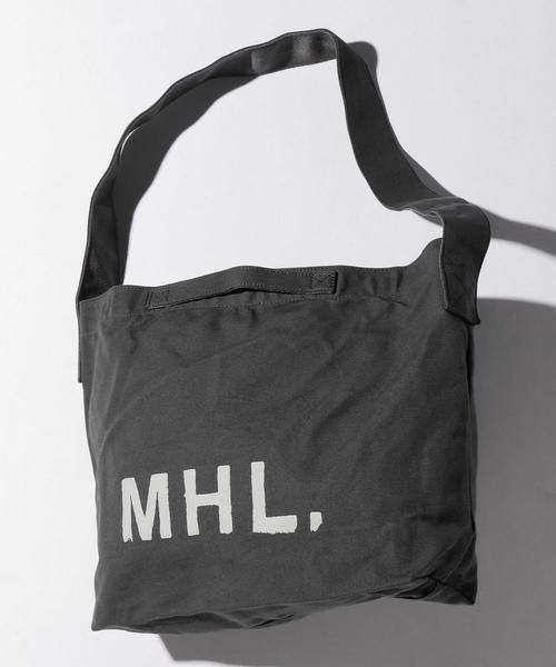 MHL.(エムエイチエル)の「<MHL.> CANVAS SHOULDER/バッグ(ショルダーバッグ・メンズ・グレー/オリーブ・FREE)」の3枚目の写真