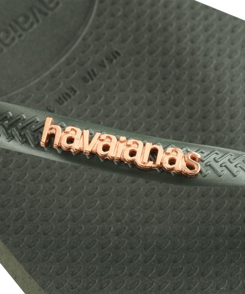 havaianas(ハワイアナス)の「【3月23日(月)8:59販売終了】havaianas (ハワイアナス) / Slim Square Logo Metallic サンダル ラバービーチサンダル(サンダル・レディース・ピンク系/ブラック/ゴールド系/カーキ/オリーブ/レッド系/ゴールド系1/ブラック系/パープル系その他・22/23/24.5/25.5)」の19枚目の写真