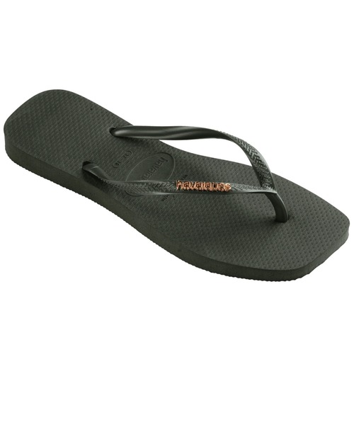 havaianas(ハワイアナス)の「【3月23日(月)8:59販売終了】havaianas (ハワイアナス) / Slim Square Logo Metallic サンダル ラバービーチサンダル(サンダル・レディース・ピンク系/ブラック/ゴールド系/カーキ/オリーブ/レッド系/ゴールド系1/ブラック系/パープル系その他・22/23/24.5/25.5)」の15枚目の写真