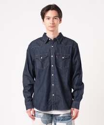Levi's/リーバイス ウエスタンシャツ ブルー RED CAST RINSE
