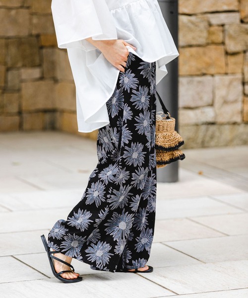 ITEMS URBANRESEARCH(アイテムズ アーバンリサーチ)の「『セットアップ対応』『Sサイズあり』『洗濯可』リネンレーヨンワイドパンツ(その他パンツ・レディース・ライトベージュ/ブラウン系その他/ブラック系その他/その他1/その他2/グリーン・SMALL/MEDIUM)」の20枚目の写真