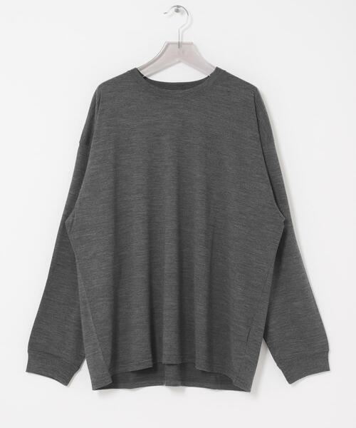 URBAN RESEARCH(アーバンリサーチ)の「『洗濯可』new basic WASHABLE MERINO WOOL LONG-SLEEVE(Tシャツ/カットソー・メンズ・ネイビー/ブラック/チャコールグレー・X-LARGE/MEDIUM/LARGE)」の17枚目の写真