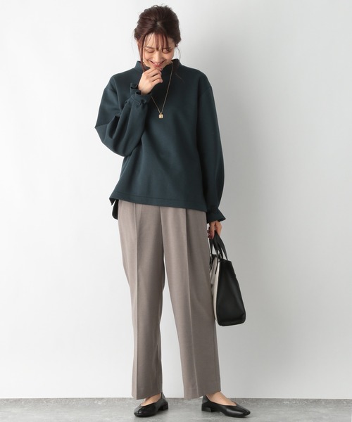 GLOBAL WORK(グローバルワーク)の「あったかウツクシストレートパンツ/215862(スラックス・レディース・グレー/ブラック/アイボリー/モカ/グリーン・LARGE/X-SMALL/MEDIUM/SMALL)」の22枚目の写真