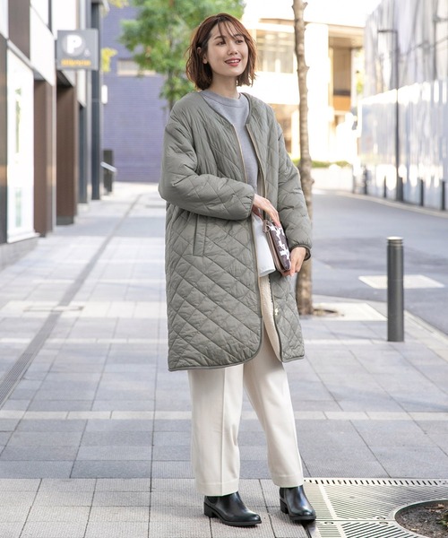 GLOBAL WORK(グローバルワーク)の「あったかウツクシストレートパンツ/215862(スラックス・レディース・グレー/ブラック/アイボリー/モカ/グリーン・LARGE/X-SMALL/MEDIUM/SMALL)」の9枚目の写真
