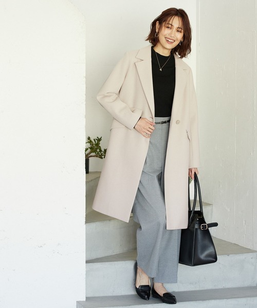 GLOBAL WORK(グローバルワーク)の「あったかウツクシストレートパンツ/215862(スラックス・レディース・グレー/ブラック/アイボリー/モカ/グリーン・LARGE/X-SMALL/MEDIUM/SMALL)」の15枚目の写真