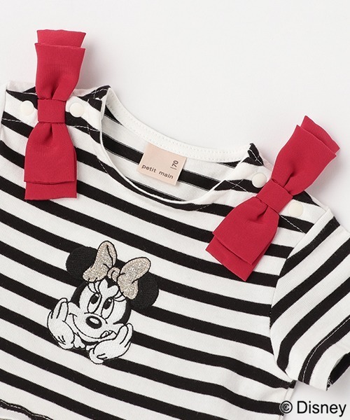 petit main(プティマイン)の「【リンク】【Disney】ボーダーロンパース(ロンパース・キッズ・ピンク/アイボリー・70cm/80cm)」の11枚目の写真