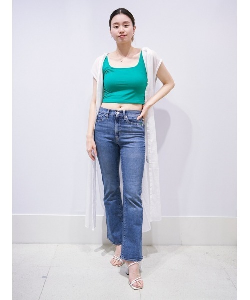 GAP(ギャップ)の「ウォッシュウェル ハイライズ '70sフレアデニム(デニムパンツ・レディース・インディゴブルー・23/24/25/26/27/28/29/30)」の13枚目の写真