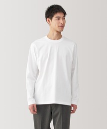 無印良品 | 紳士　天竺編みクルーネック長袖Ｔシャツ(Tシャツ/カットソー)
