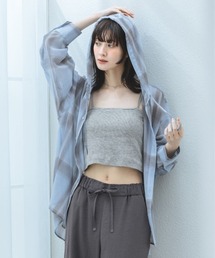 LAKOLE | シアーフードシャツ / 664820(シャツ/ブラウス)
