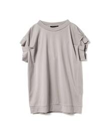 mizuiroind | mizuiro ind フリルスリーブクルーネックプルオーバー(Tシャツ/カットソー)