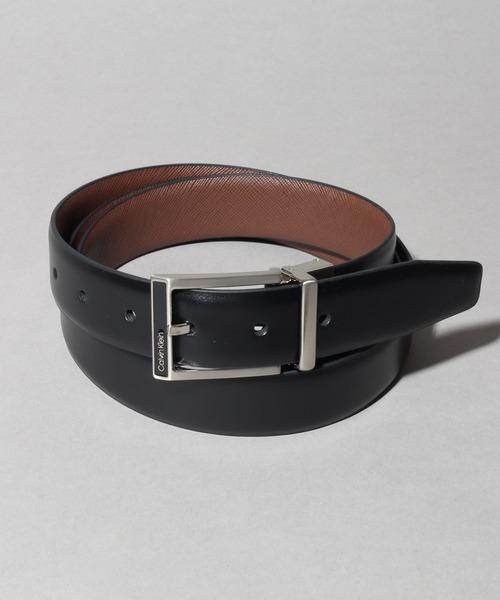 【Calvin Klein/カルバンクライン】リバーシブル レザーベルトの2枚目の写真