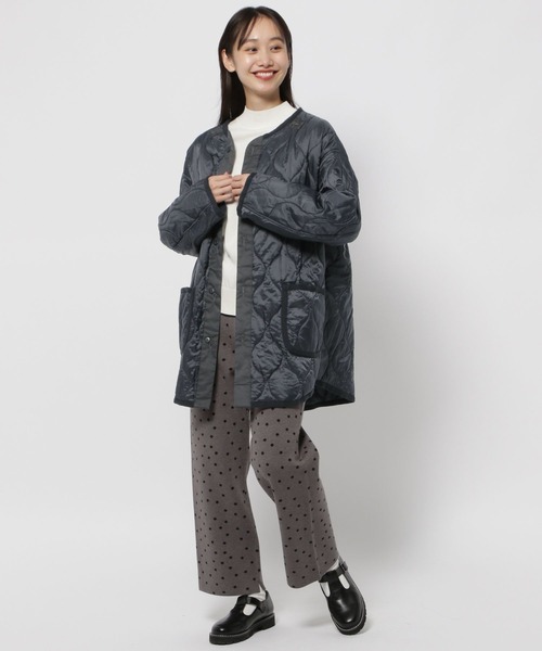niko and...(ニコアンド)の「ライナーセットスタンドコート(モッズコート・レディース・スモーク/キャメル/カーキ・MEDIUM/LARGE)」の13枚目の写真