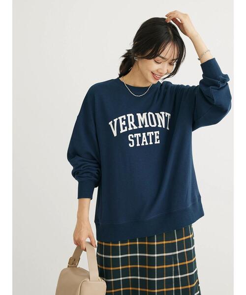 Green Parks(グリーンパークス)の「アソートロゴ裏毛プルオーバー(Tシャツ/カットソー・レディース・ネイビー/ダークグレー/オフホワイト/グレー系その他/レッド/ブラウン・FREE)」の15枚目の写真