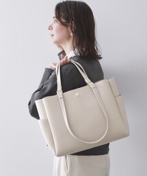 OPAQUE.CLIP | シュリンク合皮大容量トートバッグ【人間工学/軽量/A4サイズ対応/2WAY】(トートバッグ)