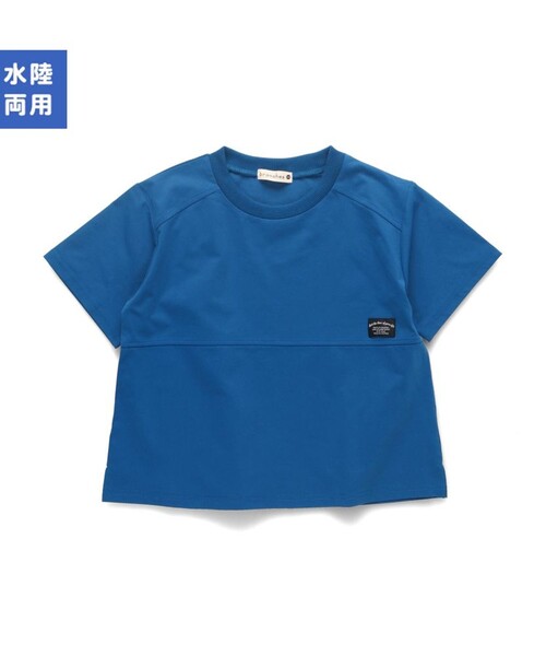 BRANSHES(ブランシェス)の「【水陸両用】半袖Tシャツ(Tシャツ/カットソー・キッズ・ロイヤルブルー/カーキオリーブ/チャコールグレー・120/150/130/140/100/90/110)」の4枚目の写真