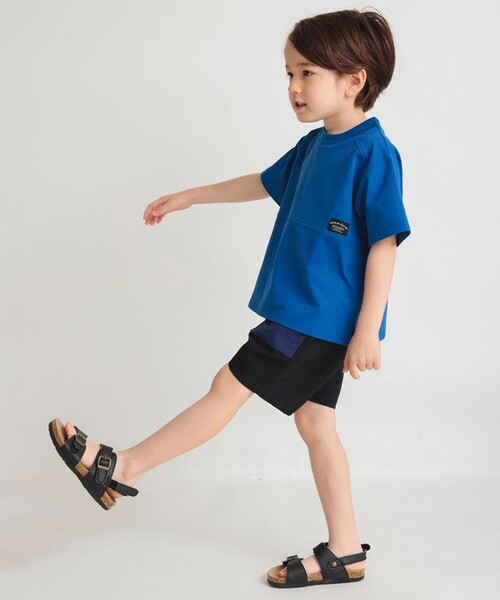 BRANSHES(ブランシェス)の「【水陸両用】半袖Tシャツ(Tシャツ/カットソー・キッズ・ロイヤルブルー/カーキオリーブ/チャコールグレー・120/150/130/140/100/90/110)」の7枚目の写真