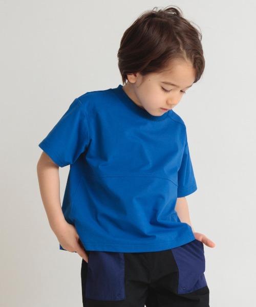 BRANSHES(ブランシェス)の「【水陸両用】半袖Tシャツ(Tシャツ/カットソー・キッズ・ロイヤルブルー/カーキオリーブ/チャコールグレー・120/150/130/140/100/90/110)」の3枚目の写真