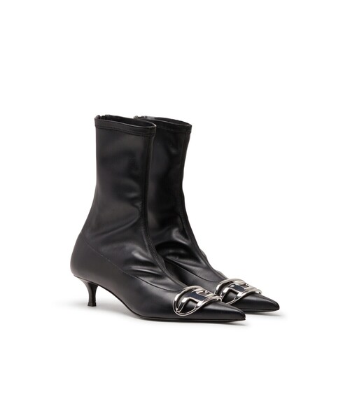 DIESEL(ディーゼル)の「レディース ショートブーツ ナッパレザー(ブーツ・レディース・ブラック・36/38/39/37/35)」の4枚目の写真