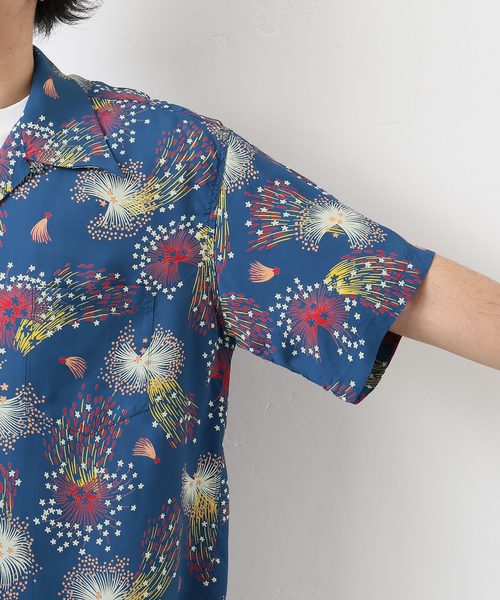 JOURNAL STANDARD(ジャーナルスタンダード)の「SUNSURF×JS HANABI/サンサーフ 別注#(シャツ/ブラウス・メンズ・ブラック系その他/ブルー系その他/ホワイト系その他・MEDIUM/SMALL/X-LARGE/LARGE)」の8枚目の写真