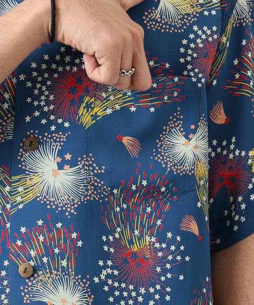 JOURNAL STANDARD(ジャーナルスタンダード)の「SUNSURF×JS HANABI/サンサーフ 別注#(シャツ/ブラウス・メンズ・ブラック系その他/ブルー系その他/ホワイト系その他・MEDIUM/SMALL/X-LARGE/LARGE)」の9枚目の写真