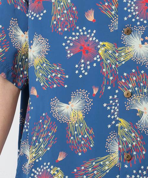 JOURNAL STANDARD(ジャーナルスタンダード)の「SUNSURF×JS HANABI/サンサーフ 別注#(シャツ/ブラウス・メンズ・ブラック系その他/ブルー系その他/ホワイト系その他・MEDIUM/SMALL/X-LARGE/LARGE)」の11枚目の写真