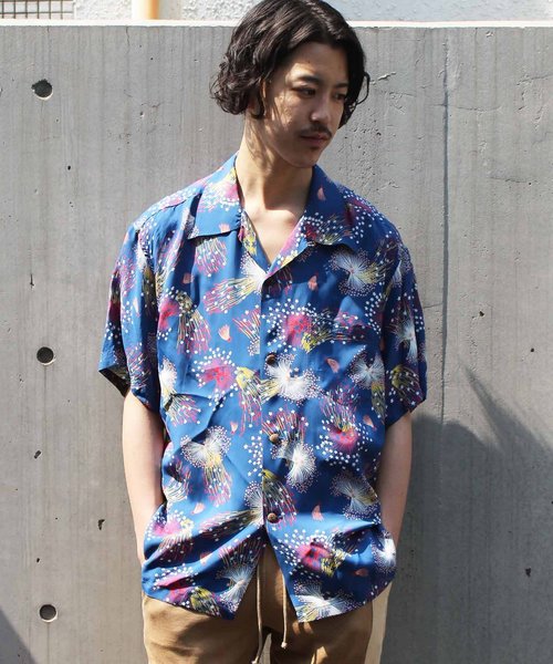 JOURNAL STANDARD(ジャーナルスタンダード)の「SUNSURF×JS HANABI/サンサーフ 別注#(シャツ/ブラウス・メンズ・ブラック系その他/ブルー系その他/ホワイト系その他・MEDIUM/SMALL/X-LARGE/LARGE)」の17枚目の写真