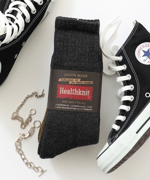 Healthknit(ヘルスニット)の「ギフトにもぴったり!【Healthknit】3足セットヘビーウェイトロングソックス クルーソックス 3PACK SET SOCKS(ソックス/靴下・メンズ・ホワイト/マルチ/アイボリー/オフホワイト/スモーク/その他/その他1/その他2/ホワイト系その他/ホワイト系その他2/その他3/その他4/その他5/その他6/その他7/その他8/その他14/その他13/その他16/その他15/ホワイト系その他3/その他17/ブラック/その他18/その他19・M/S/FREE)」の13枚目の写真