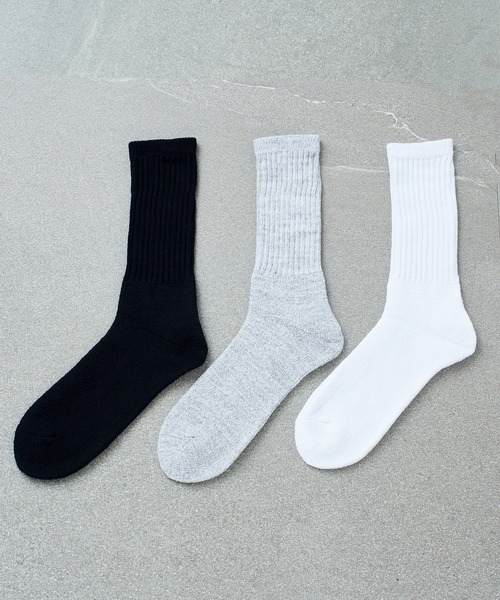 Healthknit(ヘルスニット)の「ギフトにもぴったり!【Healthknit】3足セットヘビーウェイトロングソックス クルーソックス 3PACK SET SOCKS(ソックス/靴下・メンズ・ホワイト/マルチ/アイボリー/オフホワイト/スモーク/その他/その他1/その他2/ホワイト系その他/ホワイト系その他2/その他3/その他4/その他5/その他6/その他7/その他8/その他14/その他13/その他16/その他15/ホワイト系その他3/その他17/ブラック/その他18/その他19・M/S/FREE)」の19枚目の写真