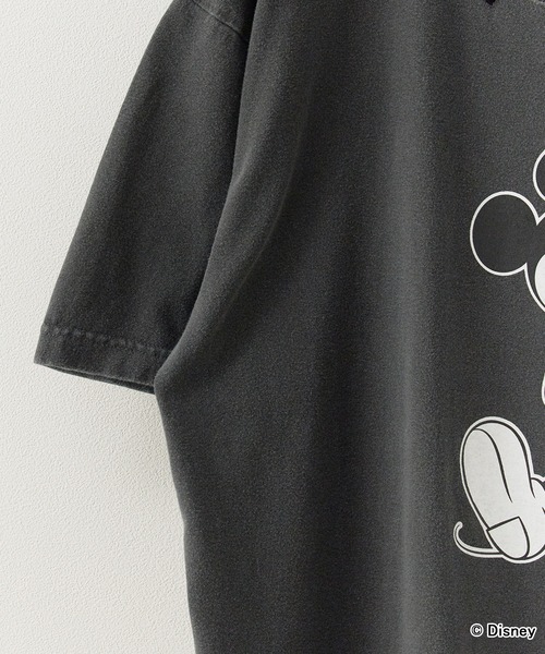 GOOD ROCK SPEED(グッドロックスピード)の「GOOD ROCK SPEED/グッドロックスピード/ MickeyMouse / Disney / ダメ―ジクルーネックTシャツ 2026年 夏 夏服(Tシャツ/カットソー・メンズ・ホワイト/ブラック・S/M/L)」の15枚目の写真